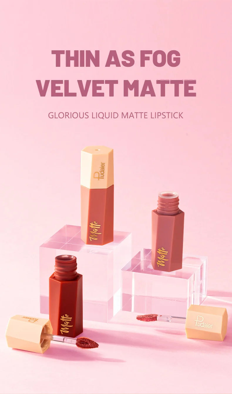 5 Colors Matte Waterproof Velvet Nude Lipstick